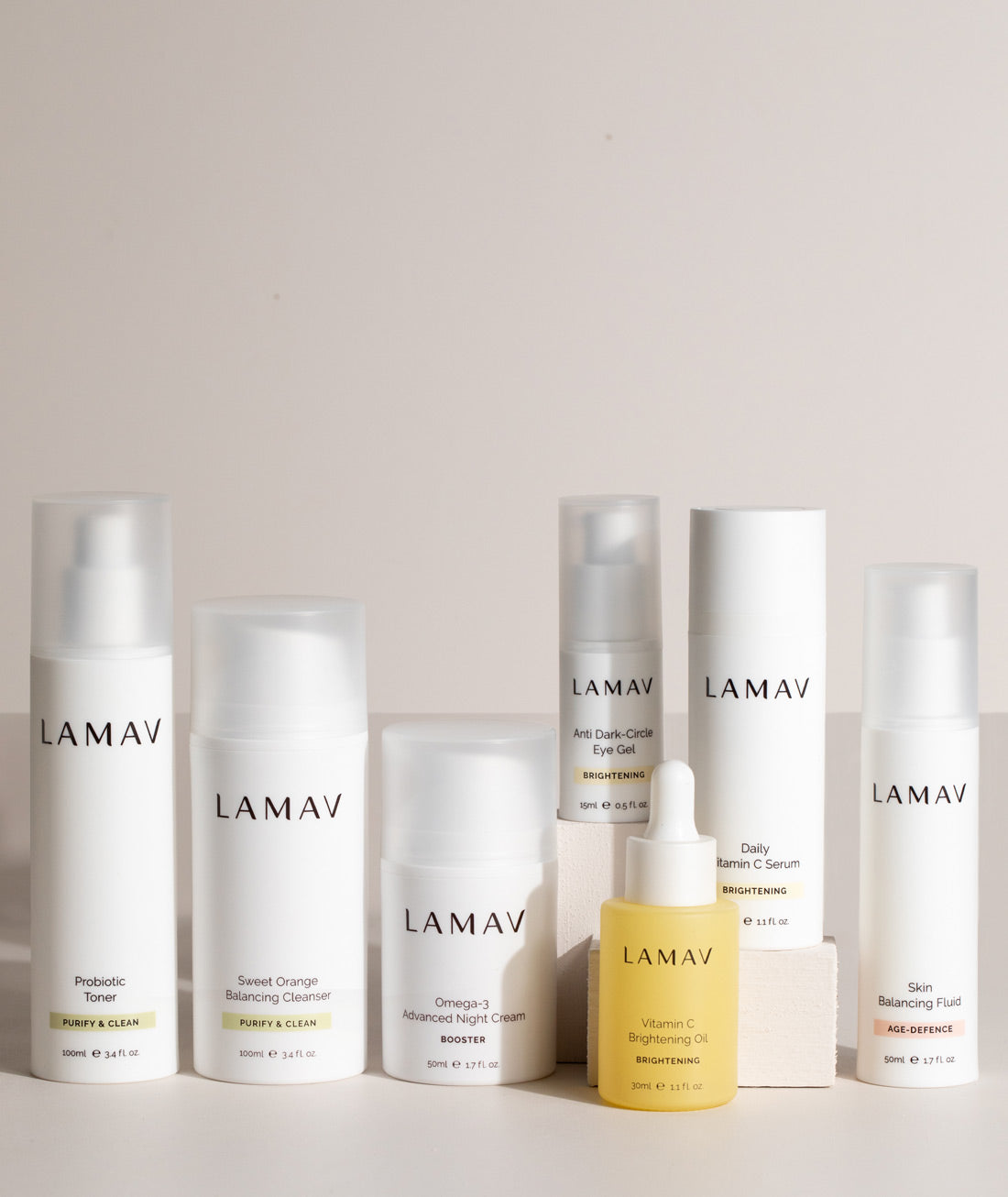 Age-Defence Complete Skincare Collection for Oily / Combination Skin LAMAV