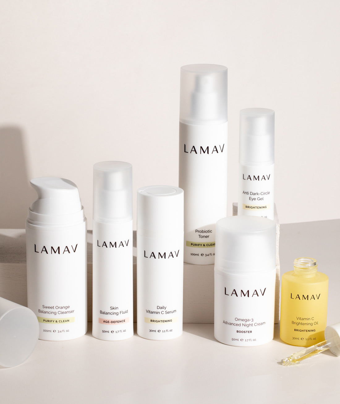 Age-Defence Complete Skincare Collection for Oily / Combination Skin LAMAV