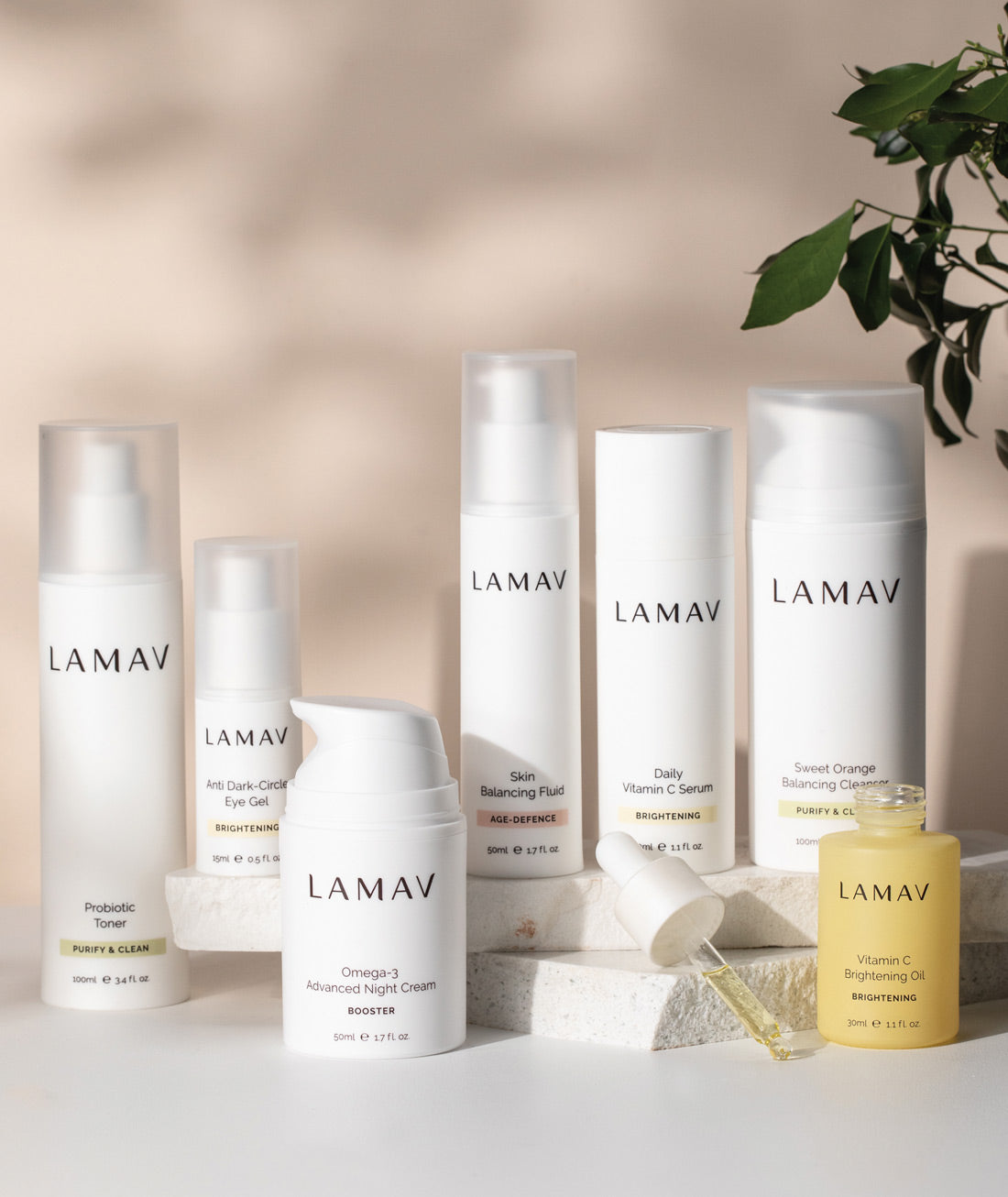 Age-Defence Complete Skincare Collection for Oily / Combination Skin LAMAV