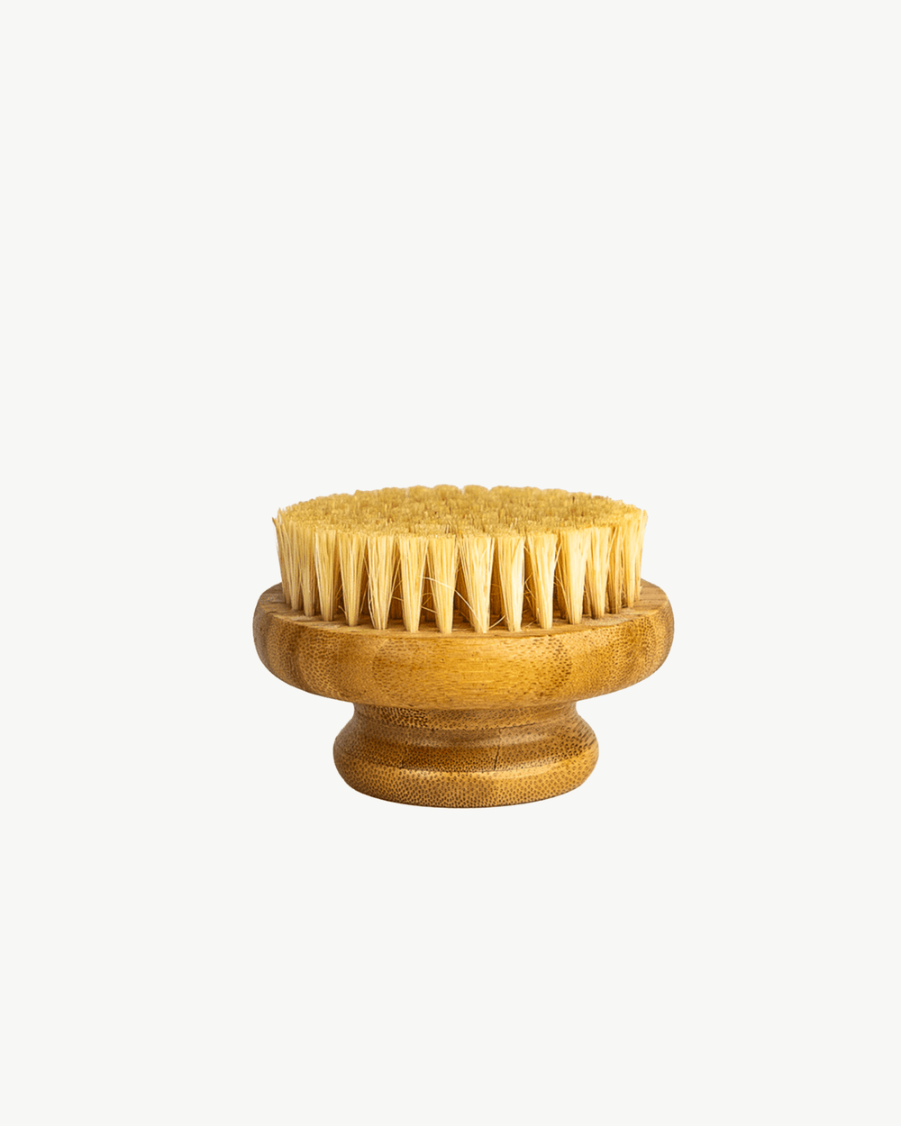 Dry Body Brush by LAMAV — round bamboo body brush with natural bristles | gently exfoliates and reveals smoother skin