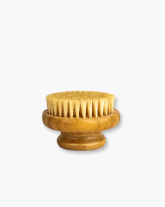 Dry Body Brush by LAMAV — round bamboo body brush with natural bristles | gently exfoliates and reveals smoother skin
