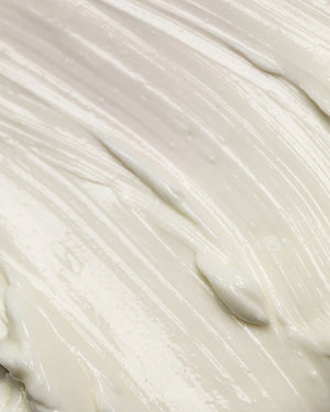 Hydra-Calm Cream Cleanser Duo by LAMAV — Close-up texture of white cream | Soothing organic hydration