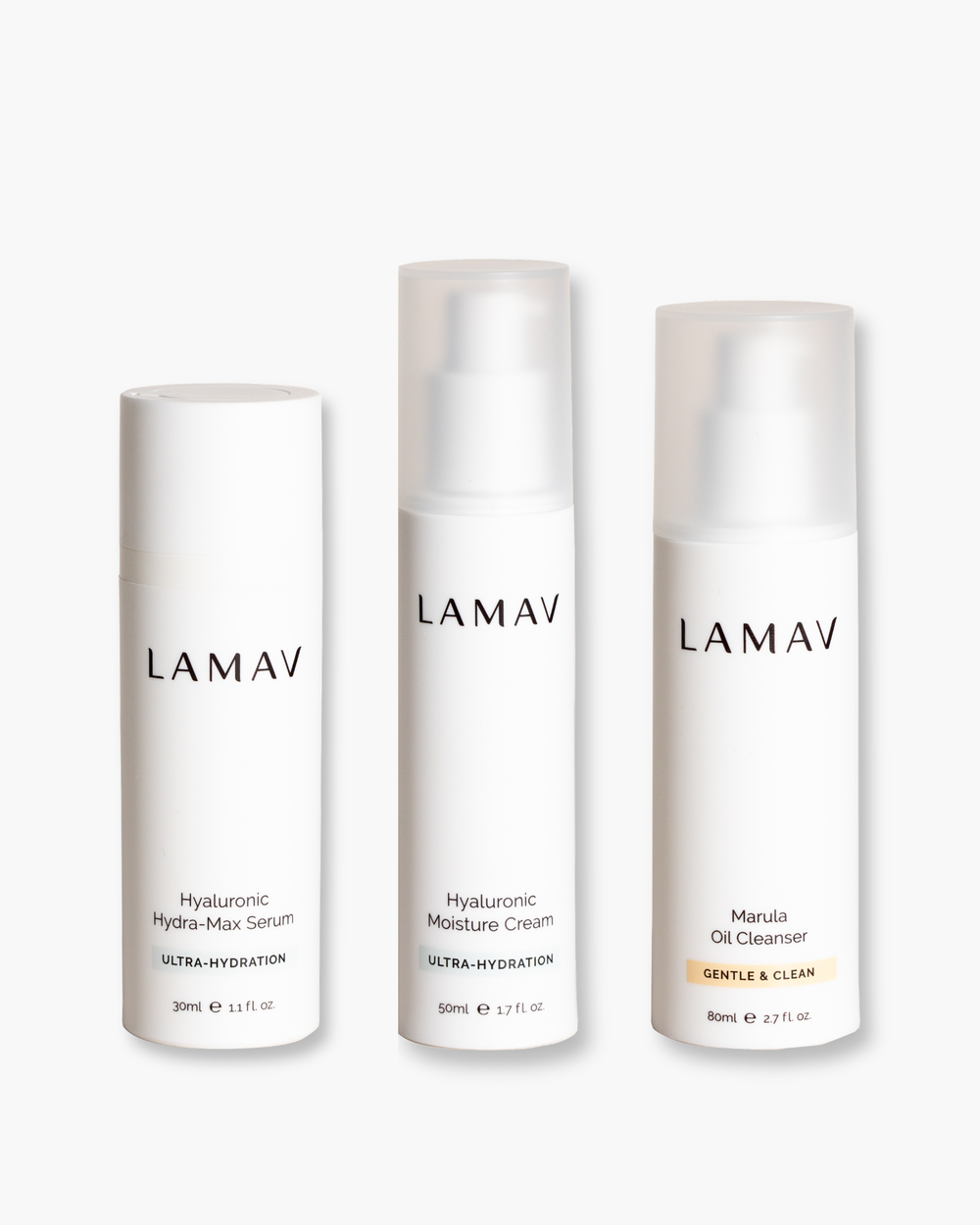 Hydration Organic Skincare Essentials by LAMAV — hydration organic skincare essentials, front view | deep moisture routine