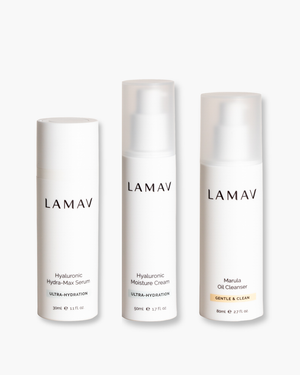 Hydration Organic Skincare Essentials by LAMAV — hydration organic skincare essentials, front view | deep moisture routine