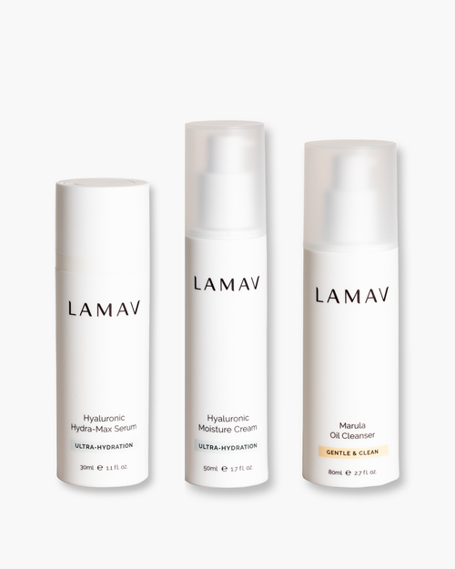 Hydration Organic Skincare Essentials by LAMAV — hydration organic skincare essentials, front view | deep moisture routine
