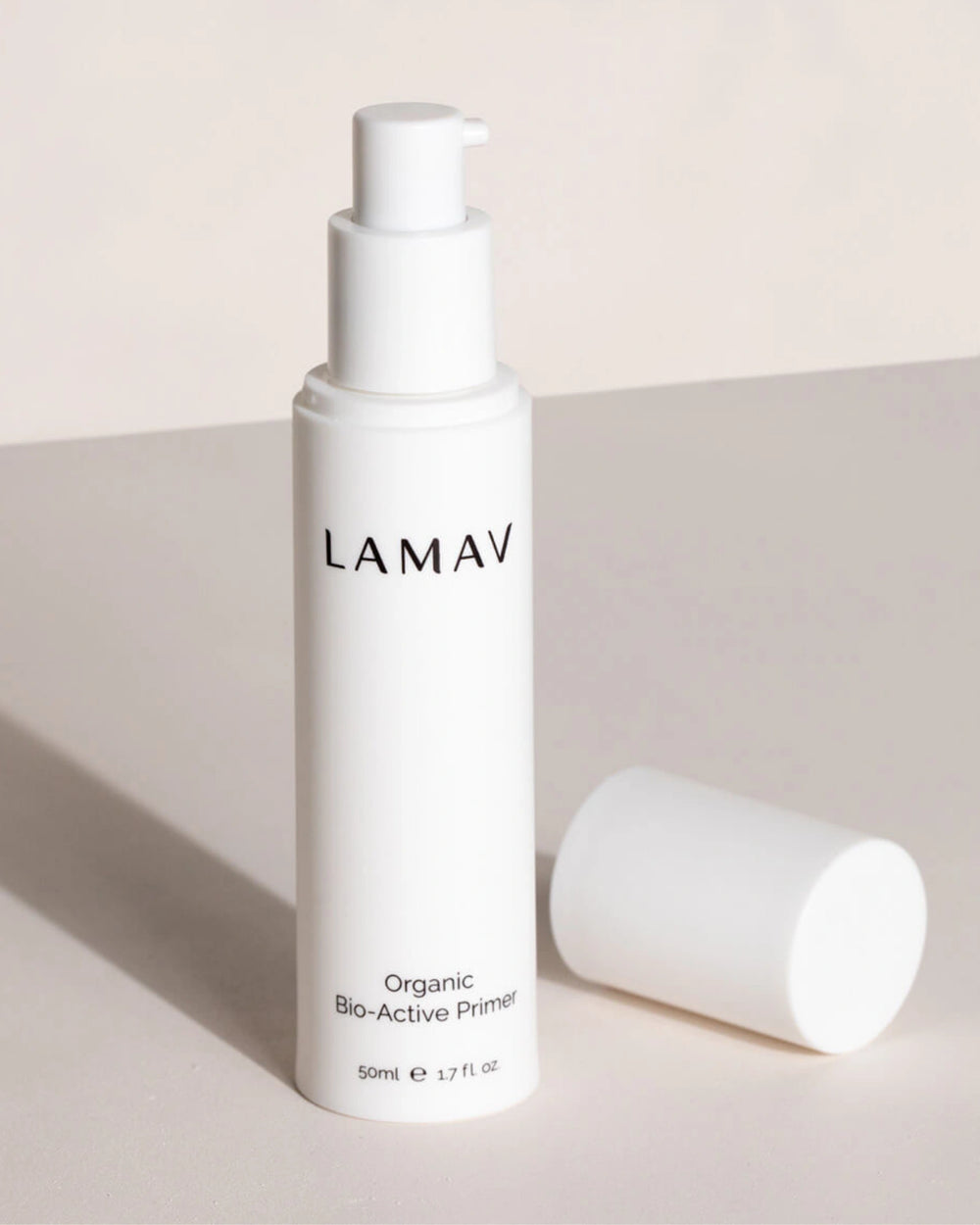 Bio-Active Primer by LAMAV — bottle with award winner badges | award-winning clean beauty