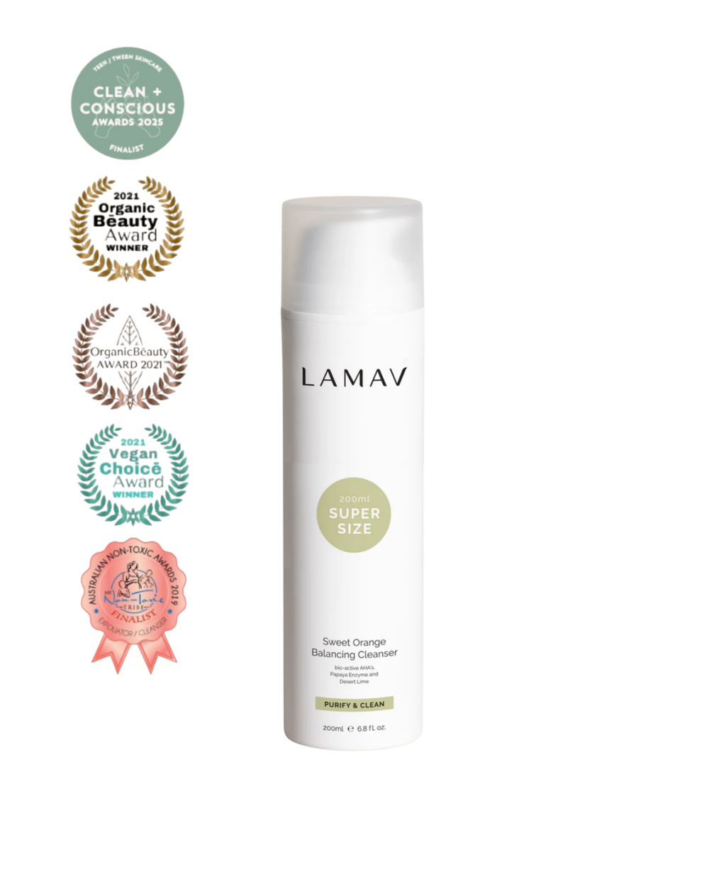 Sweet Orange Balancing Cleanser by LAMAV — balancing-cleanser | gently balances oily skin