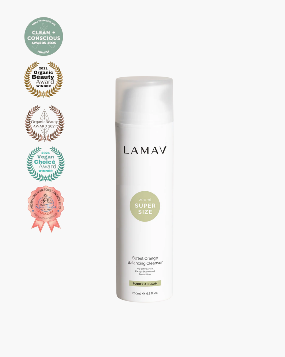 Sweet Orange Balancing Cleanser by LAMAV — balancing-cleanser | gently balances oily skin
