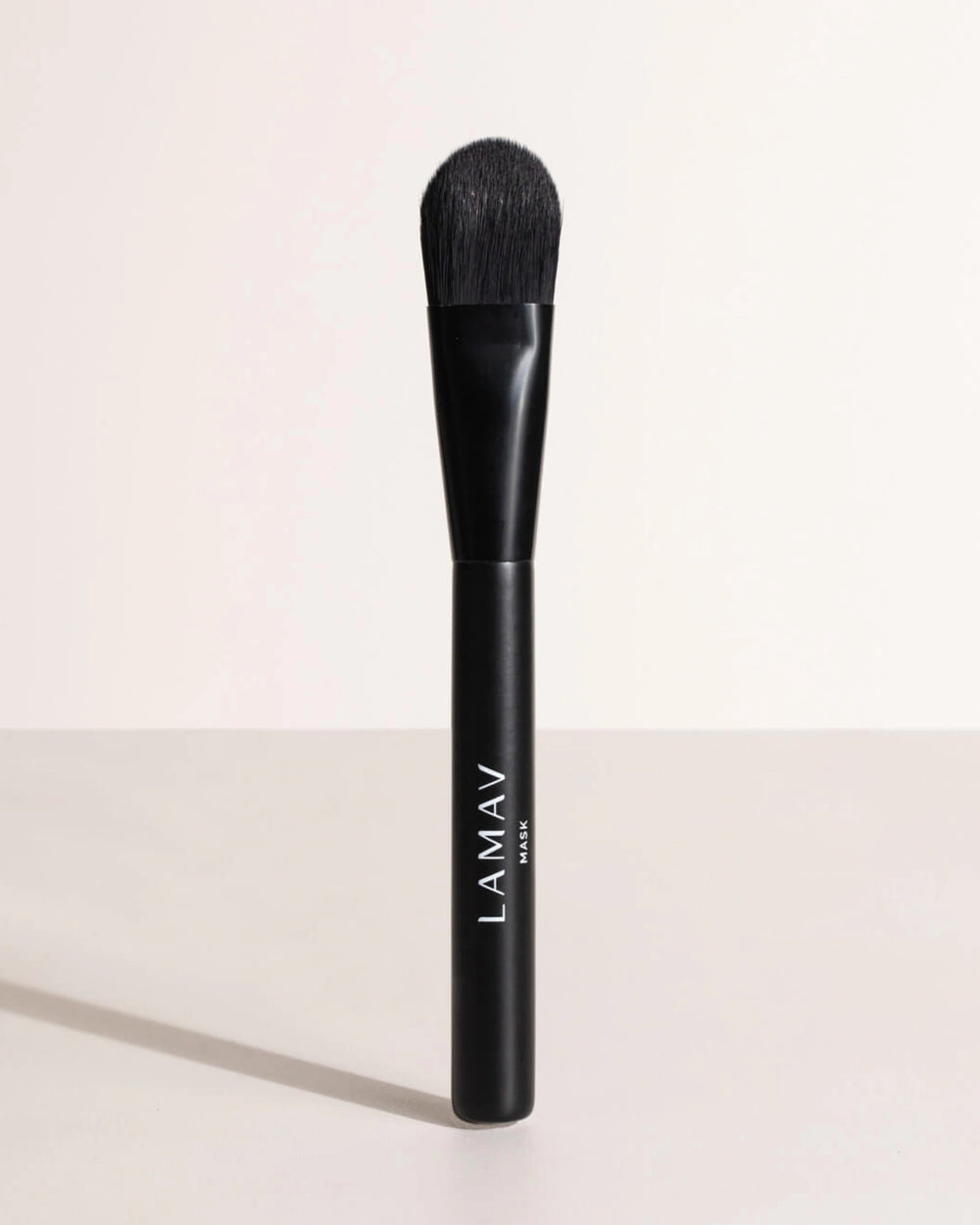 Vegan Mask Brush by LAMAV — black mask brush isolated on white | hygienic and cruelty-free applicator