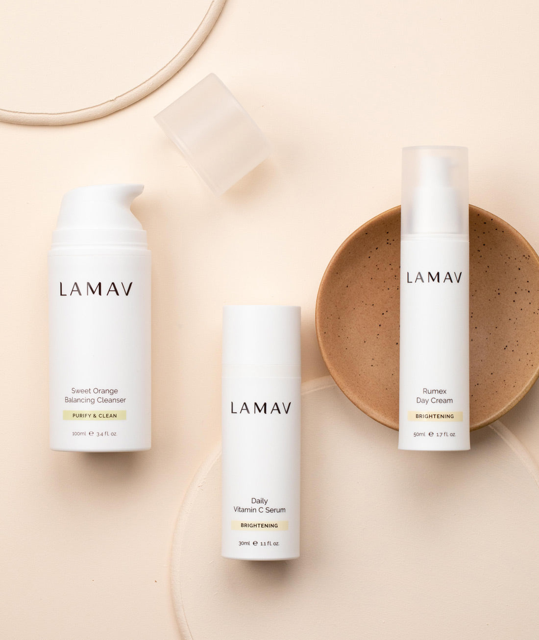 LAMAV organic skin brightening products