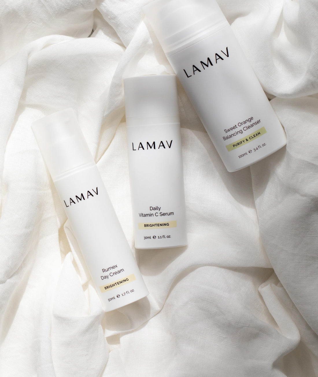 LAMAV organic skin brightening products